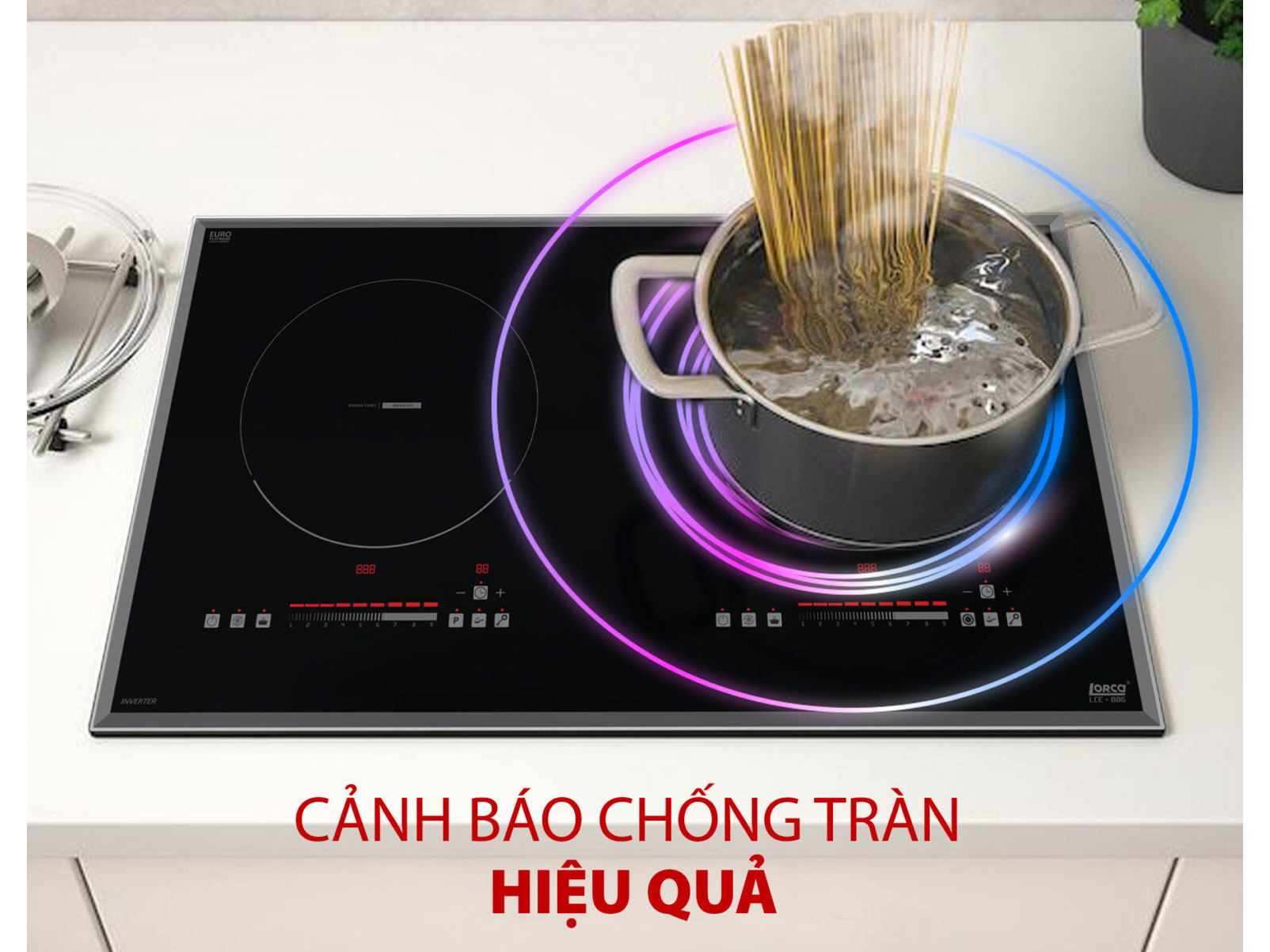 Bếp từ đôi Lorca LCE-886D