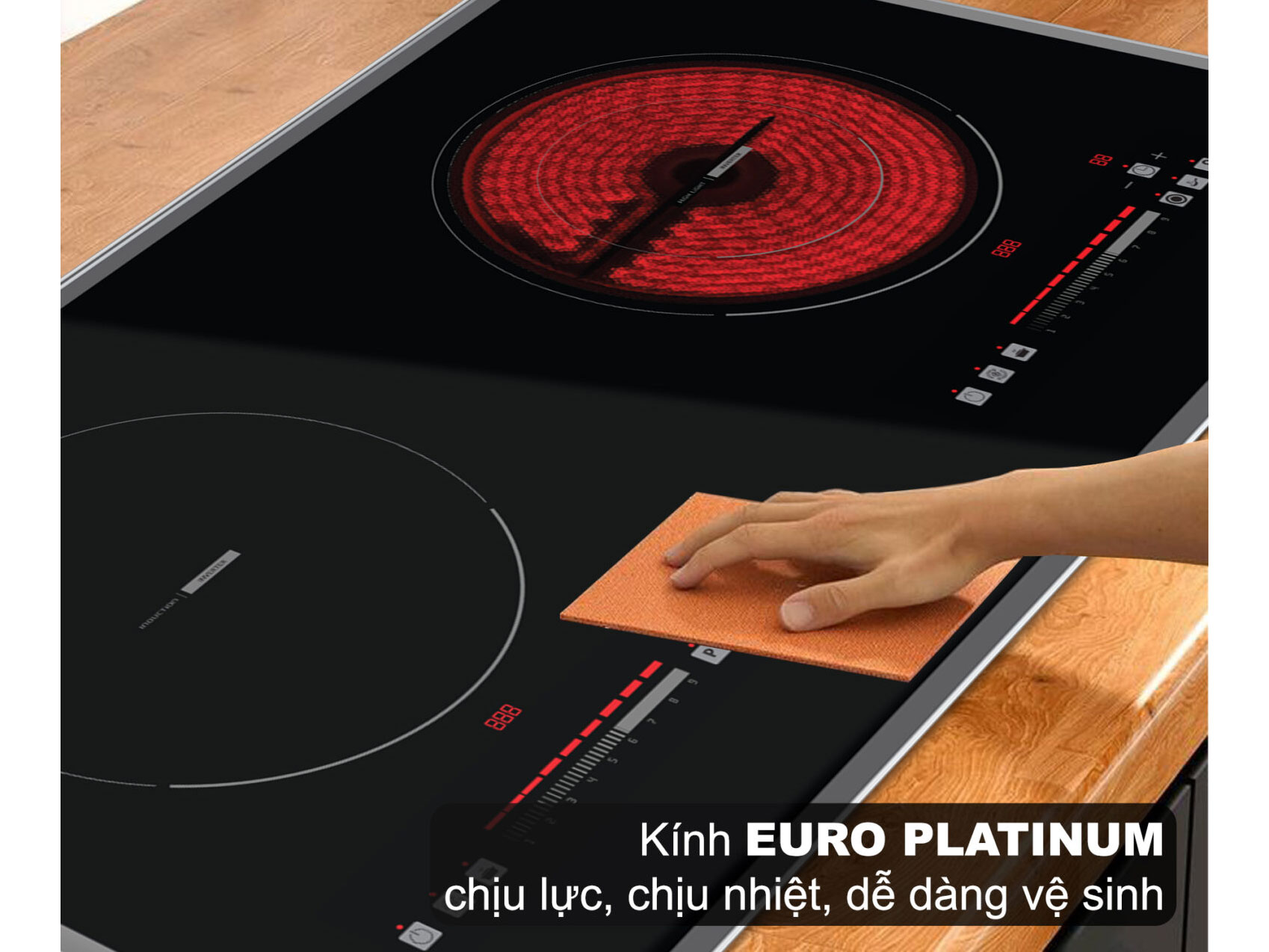 Bếp từ đôi Lorca LCE-886D