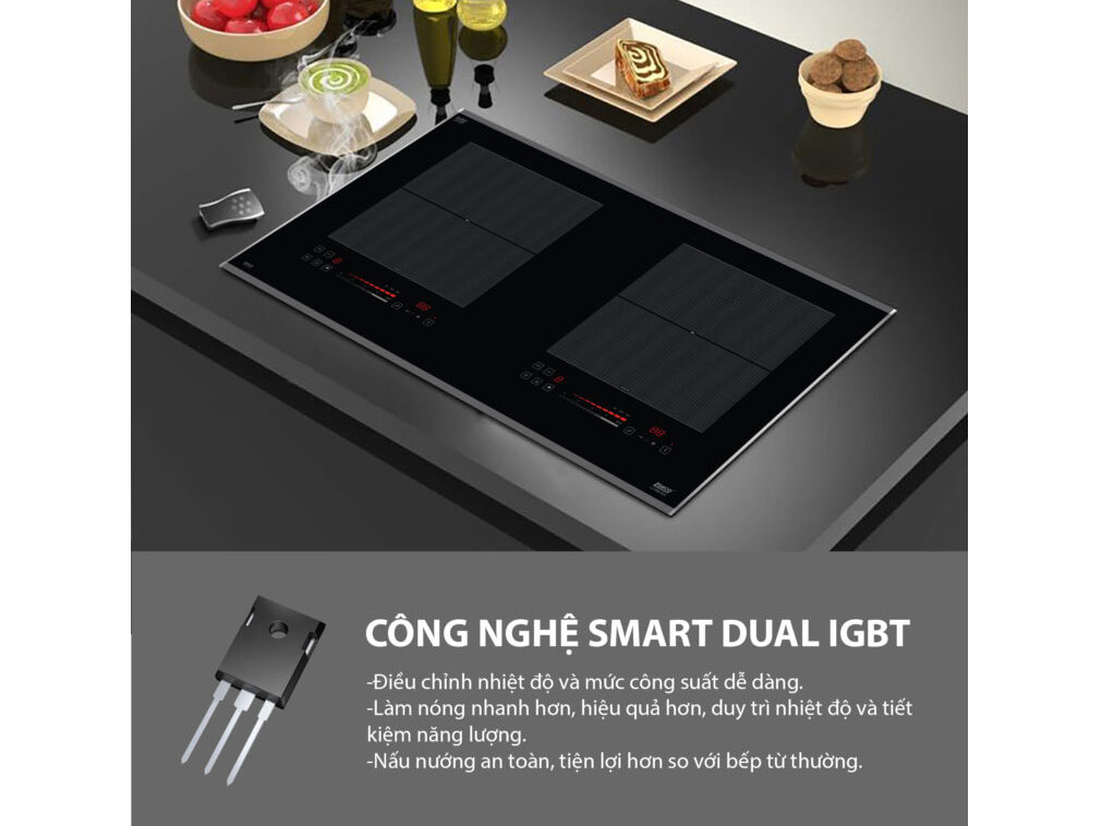 Bếp từ đôi Lorca LCI-806 Plus