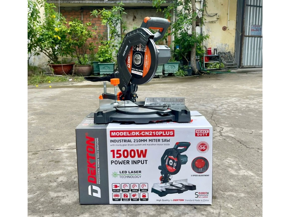 Máy cắt nhôm Dekton DK-CN210PLUS - 210mm