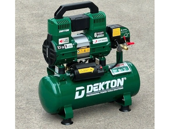Máy nén khí không dầu Dekton DK-AC2908XPRO (8 lít - 1.1HP)