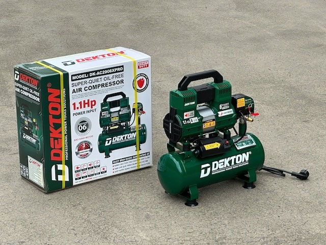 Máy nén khí không dầu Dekton DK-AC2908XPRO (8 lít - 1.1HP)