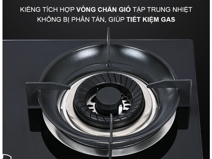 Bếp gas âm đôi Sakura SG2526GB