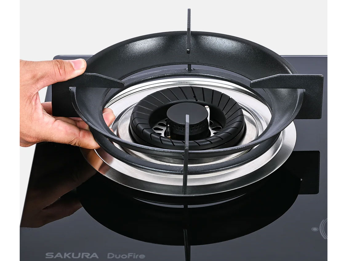 Bếp gas âm đôi Sakura SG2526GB