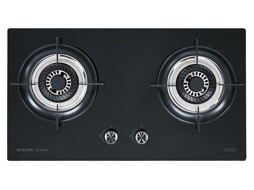 Bếp gas âm đôi Sakura SG2526GB