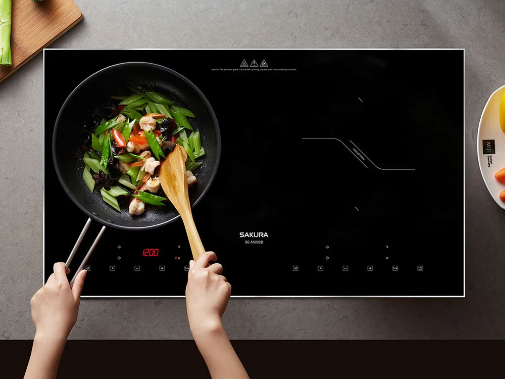 Bếp từ đôi Sakura SE-MI202B