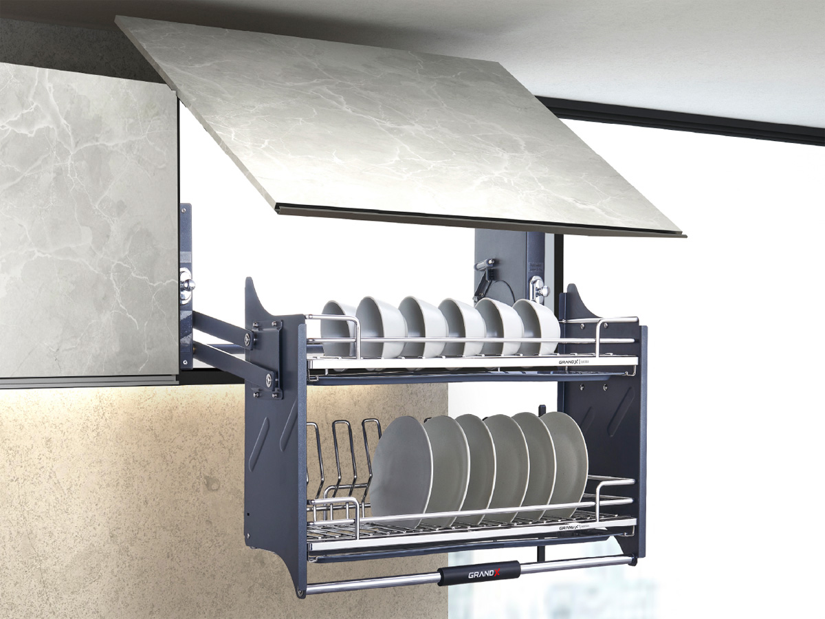 Giá bát đĩa nâng hạ GrandX Nan Oval XL.60M