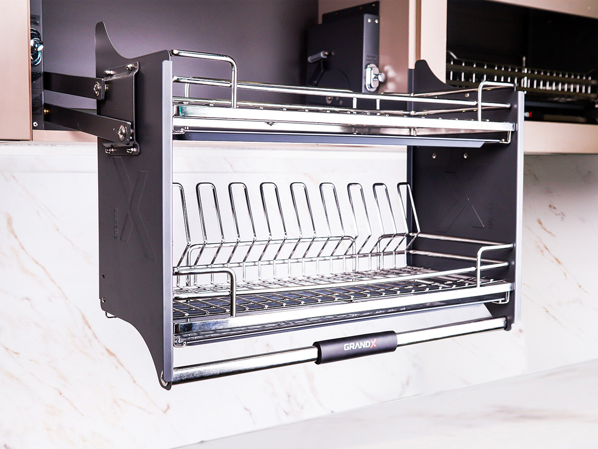 Giá bát đĩa nâng hạ GrandX Nan Oval XL.60M