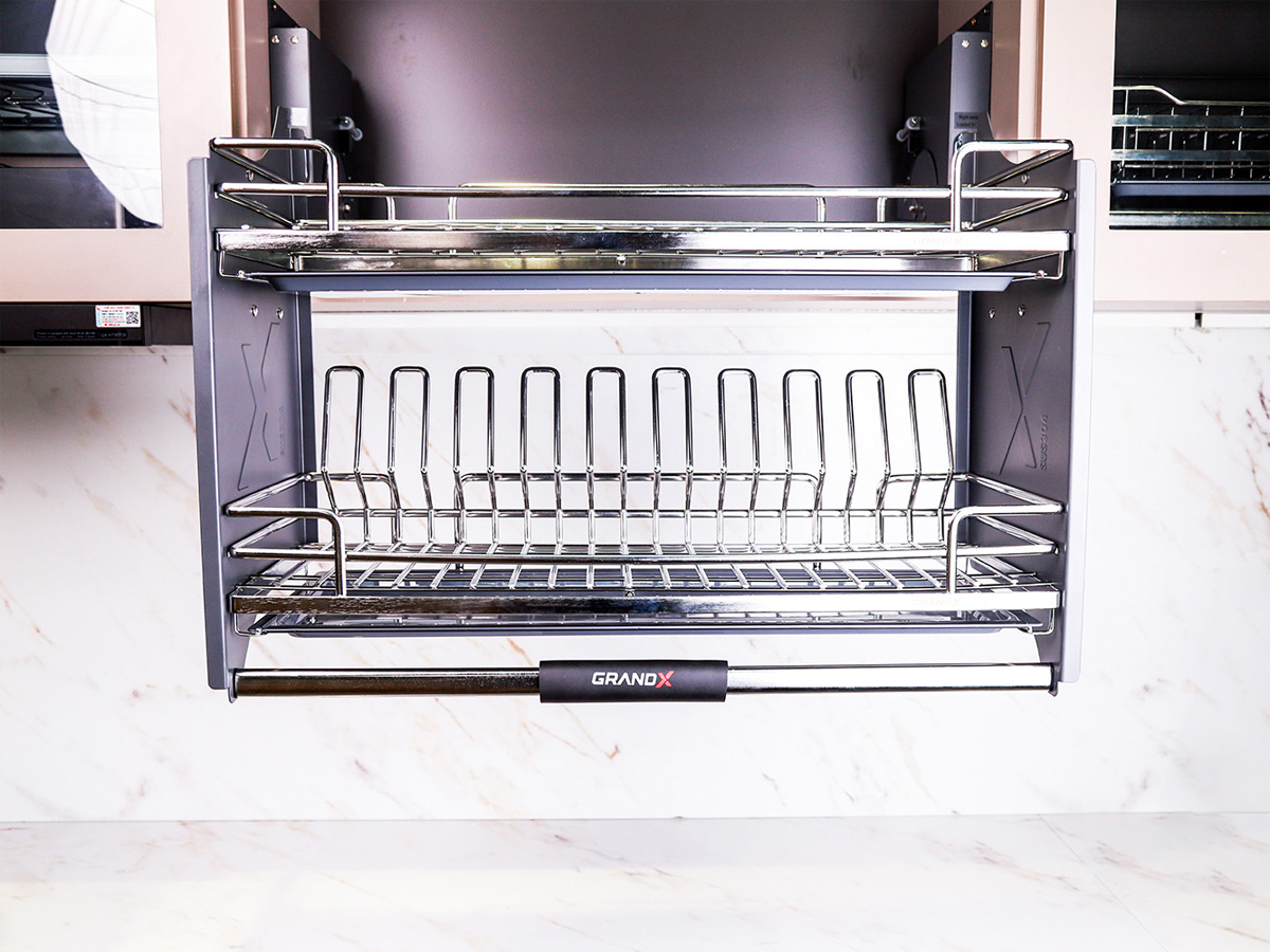 Giá bát đĩa nâng hạ GrandX Nan Oval XL.60M