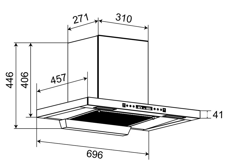 Máy hút khói Sakura SR-7800B