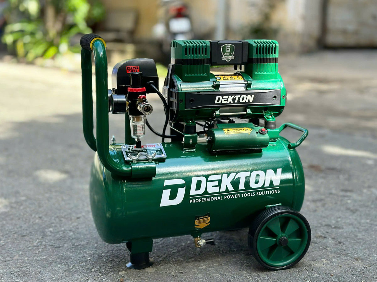 Máy nén khí không dầu Dekton DK-AC2925PRO (25 lít - 1.5HP)