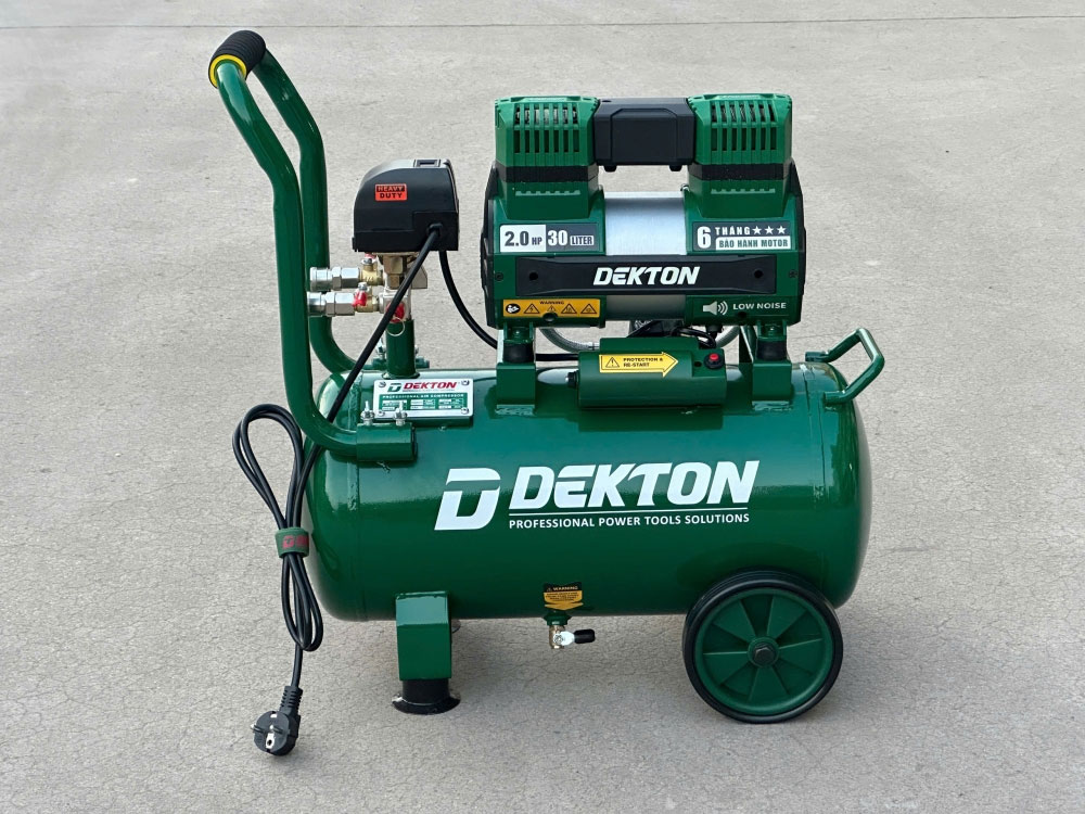 Máy nén khí không dầu Dekton DK-AC3930PRO (30 lít, 2HP)