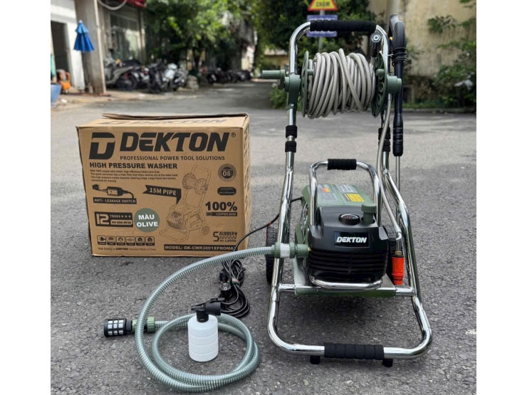 Máy xịt rửa chỉnh áp Dekton DK-CWR3001PROMAX