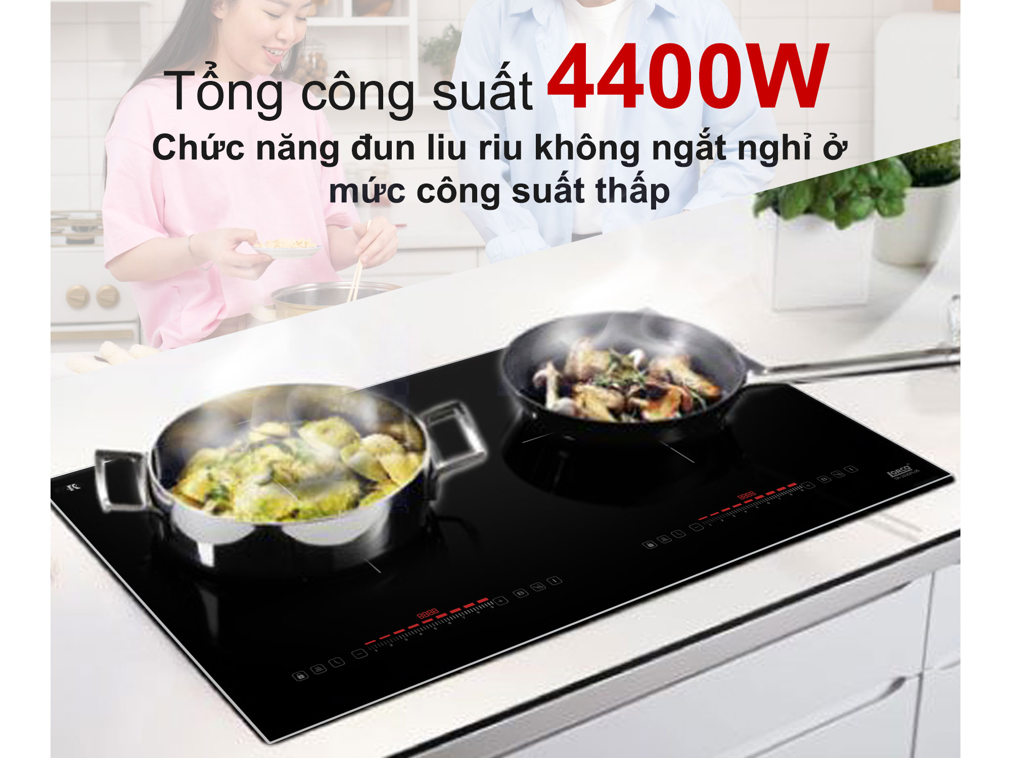 Bếp từ đôi Lorca TA-1035 PLUS