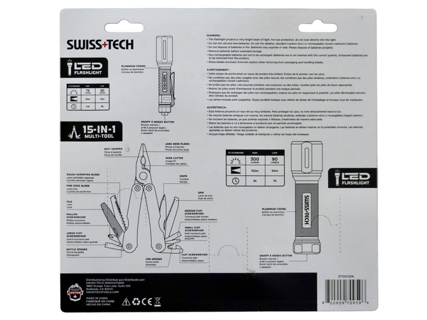 Bộ dụng cụ đa năng năng Swiss+Tech ST001256
