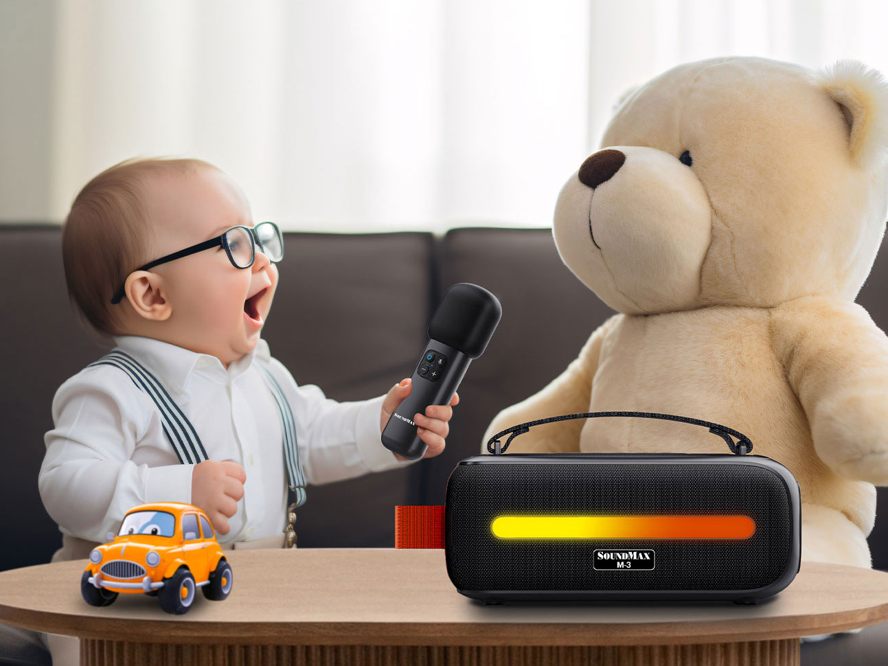 Loa Bluetooth Karaoke Soundmax M3