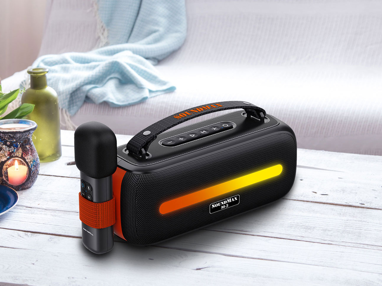 Loa Bluetooth Karaoke Soundmax M3