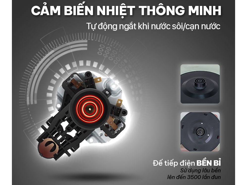 Ấm siêu tốc Hichiko HC-818