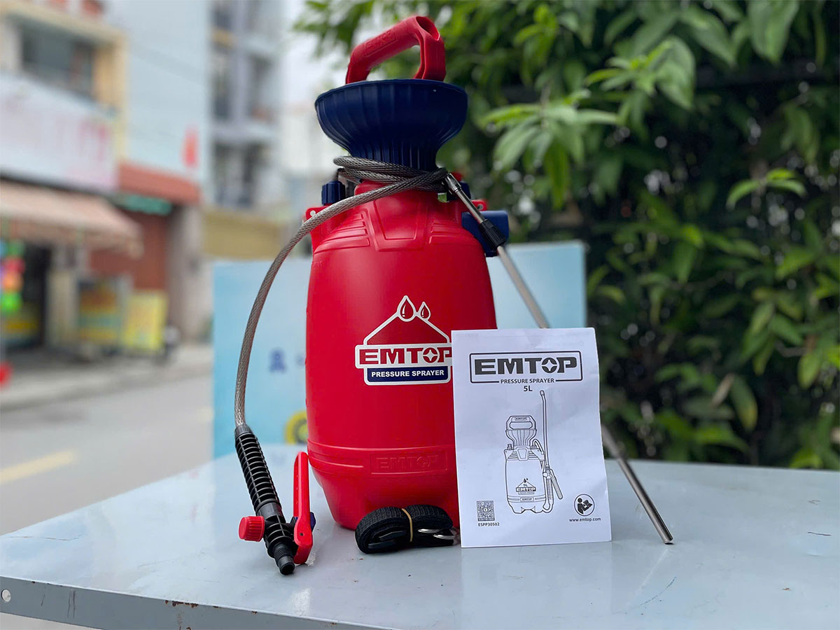 Bình xịt áp lực Emtop ESPP30502 - 5 lít