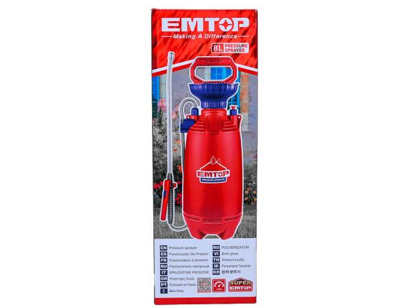 Bình xịt áp lực Emtop EHSPP30802 - 8 lít