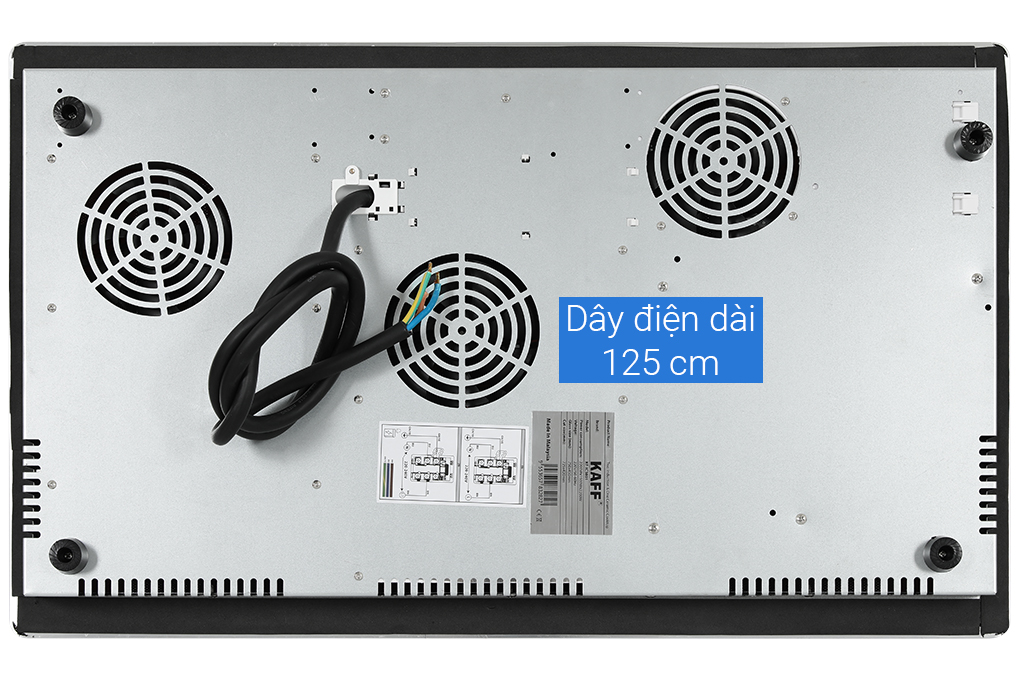 Bếp từ hồng ngoại 3 vùng nấu lắp âm Kaff KF-IC3801