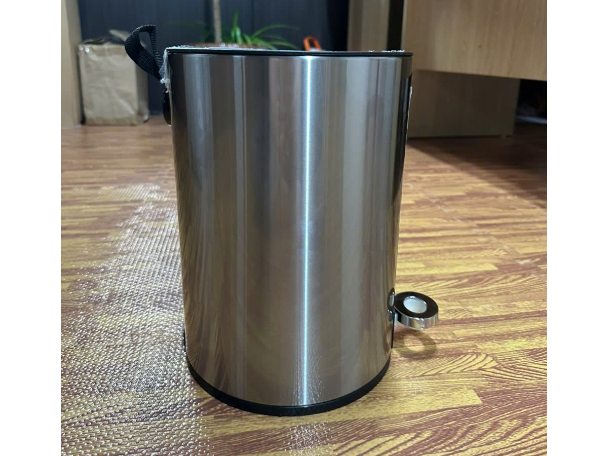 Thùng rác inox đạp chân Vietbin VB2044-05L - 5 lít, chống vân tay