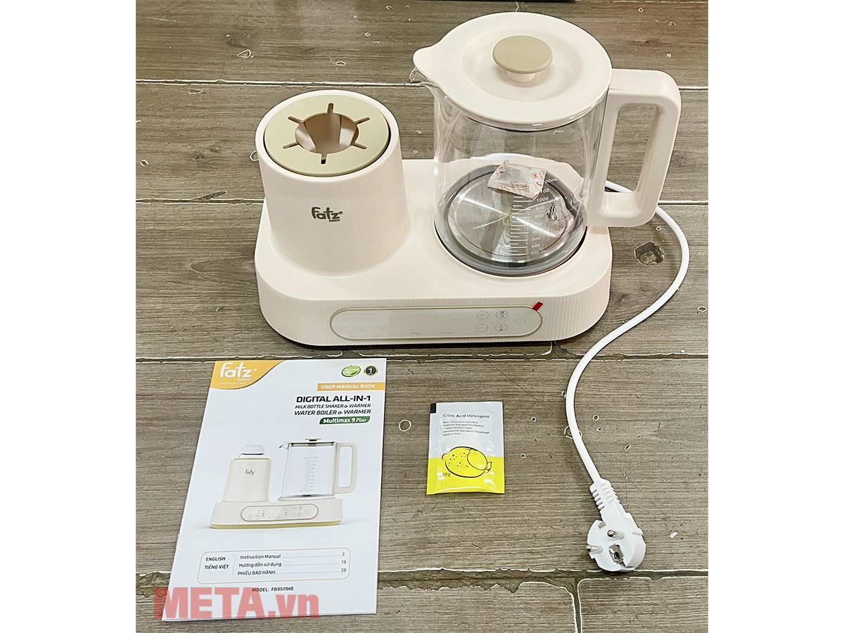 Máy đa năng điện tử Multimax 9 Plus FB9511HB (Lắc sữa, hâm sữa, đun và hâm nước pha sữa)