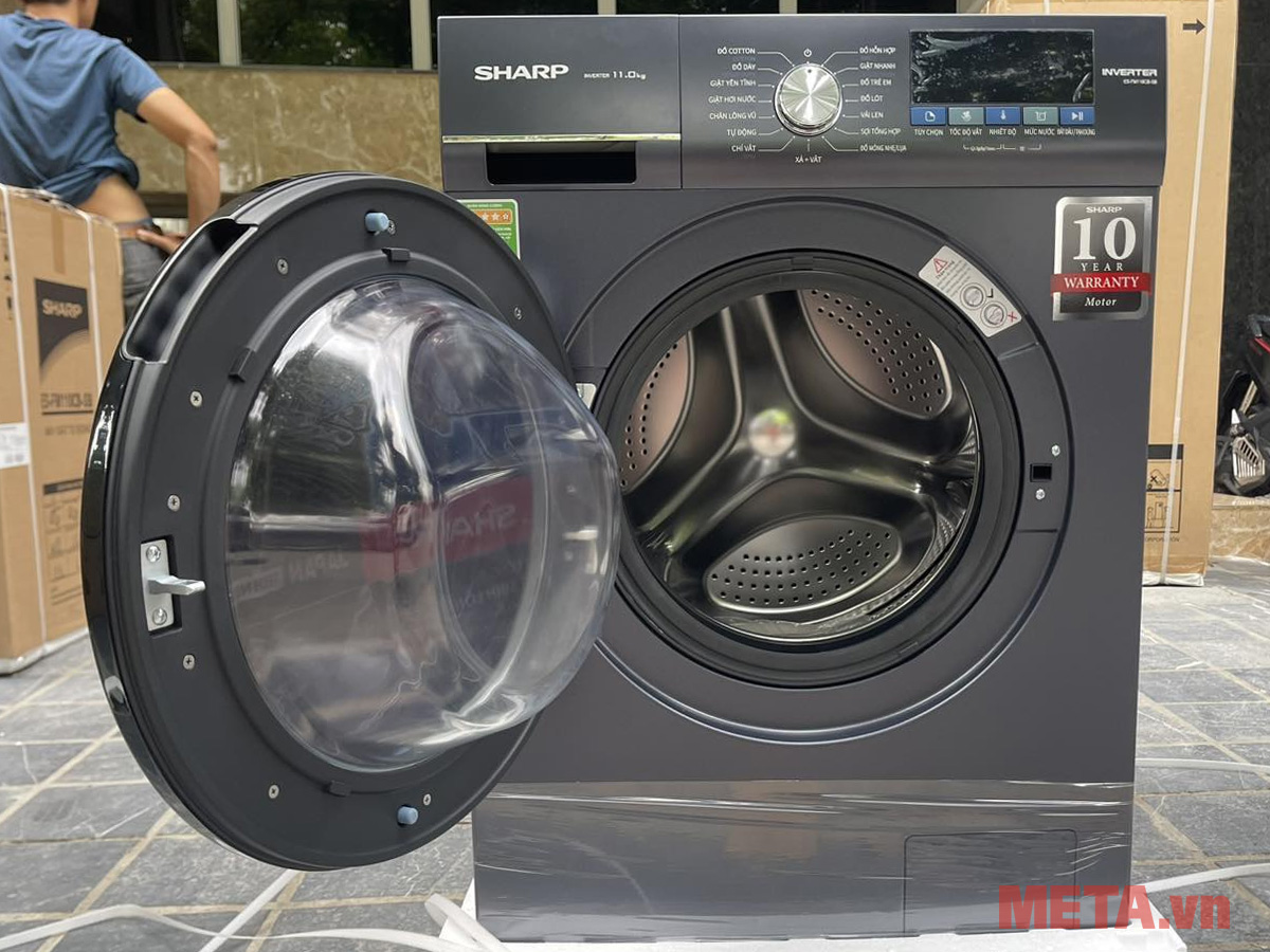 Máy giặt Sharp Inverter 11kg ES-FM110CB-SB