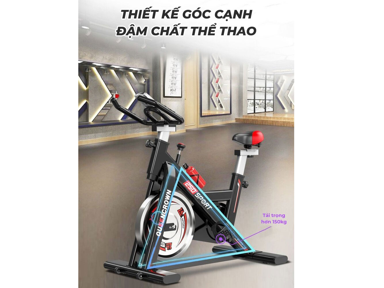 Xe đạp tập thể dục Queen Crown QC 250 Sport