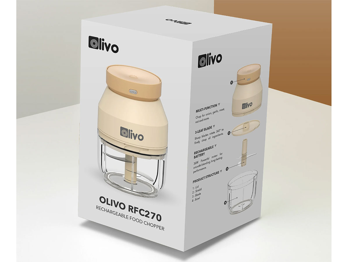 Máy xay thực phẩm đa năng sạc pin Olivo RFC270