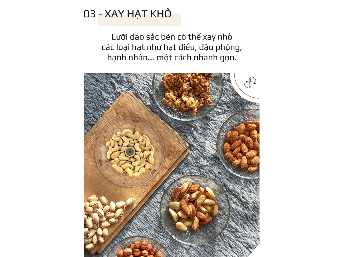 Máy xay thực phẩm đa năng sạc pin Olivo RFC270