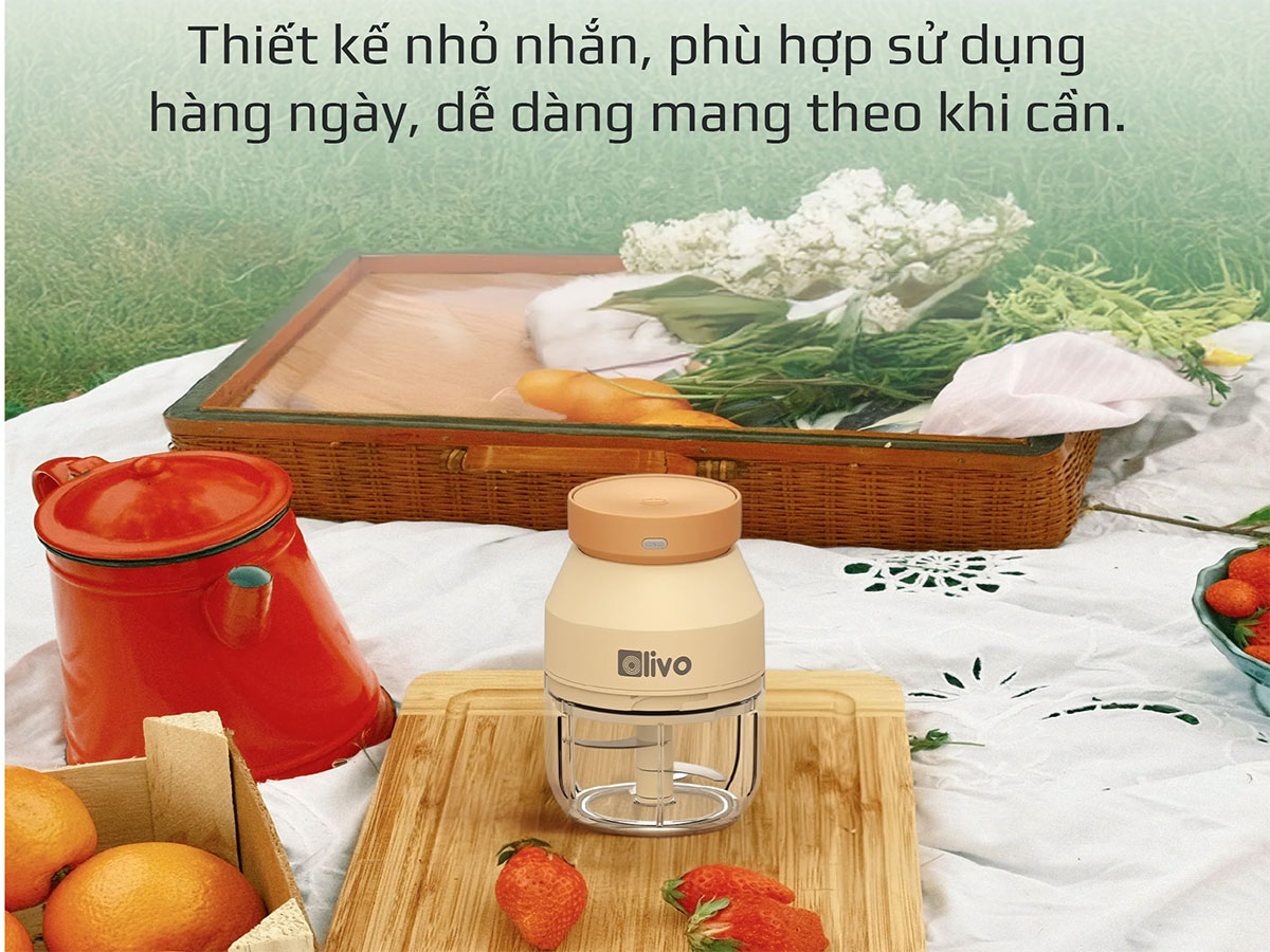 Máy xay thực phẩm đa năng sạc pin Olivo RFC270