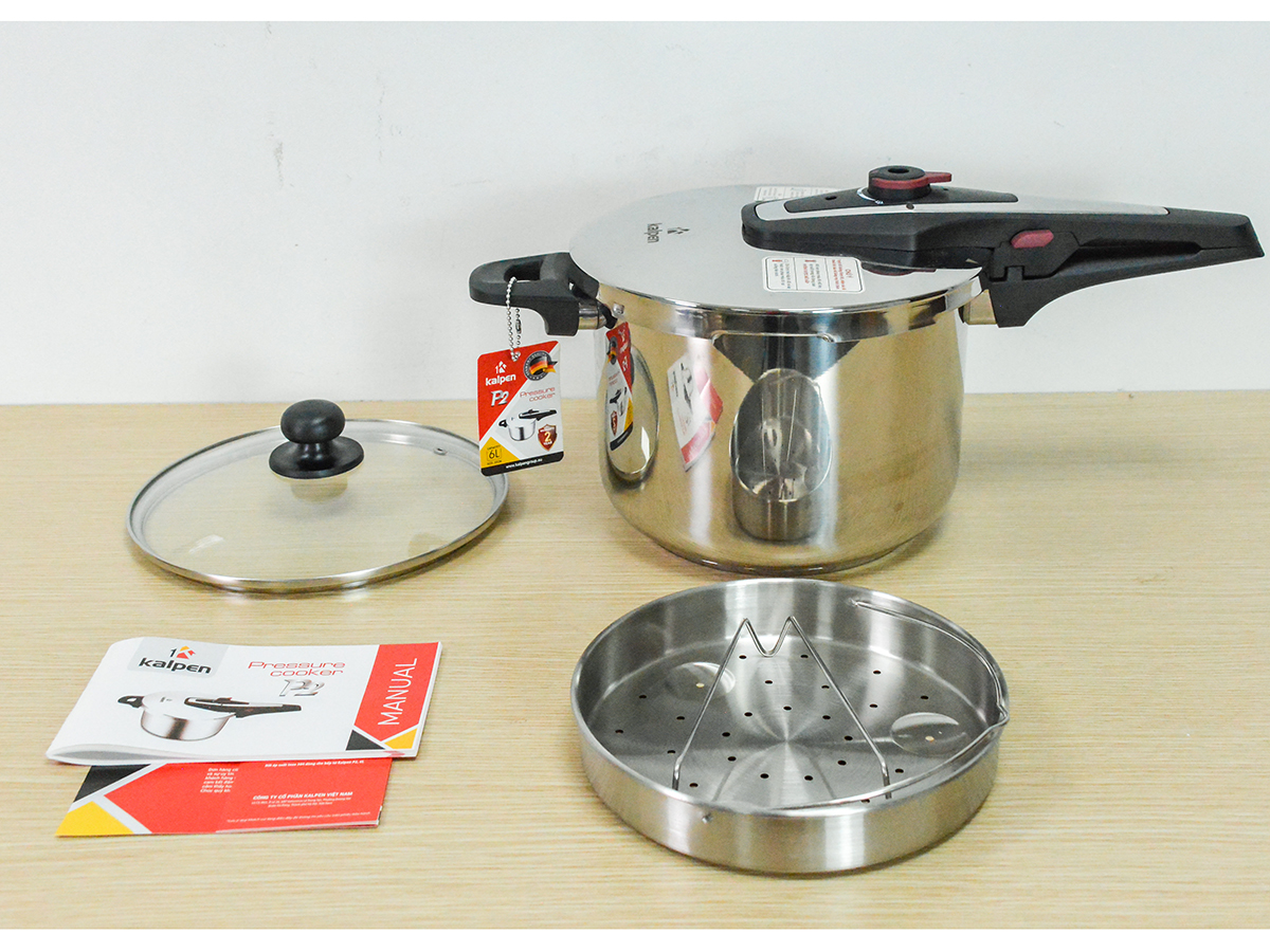 Nồi áp suất inox Kalpen P2 - 6 lít
