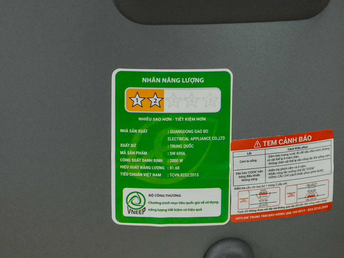 Nồi cơm điện Sowun SW 6956 (5.6 lít)