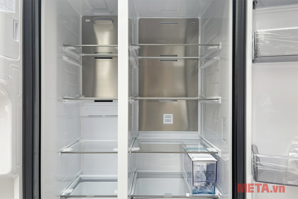 Tủ lạnh Samsung Inverter Side By Side RS70F65K2FSV - 635 lít