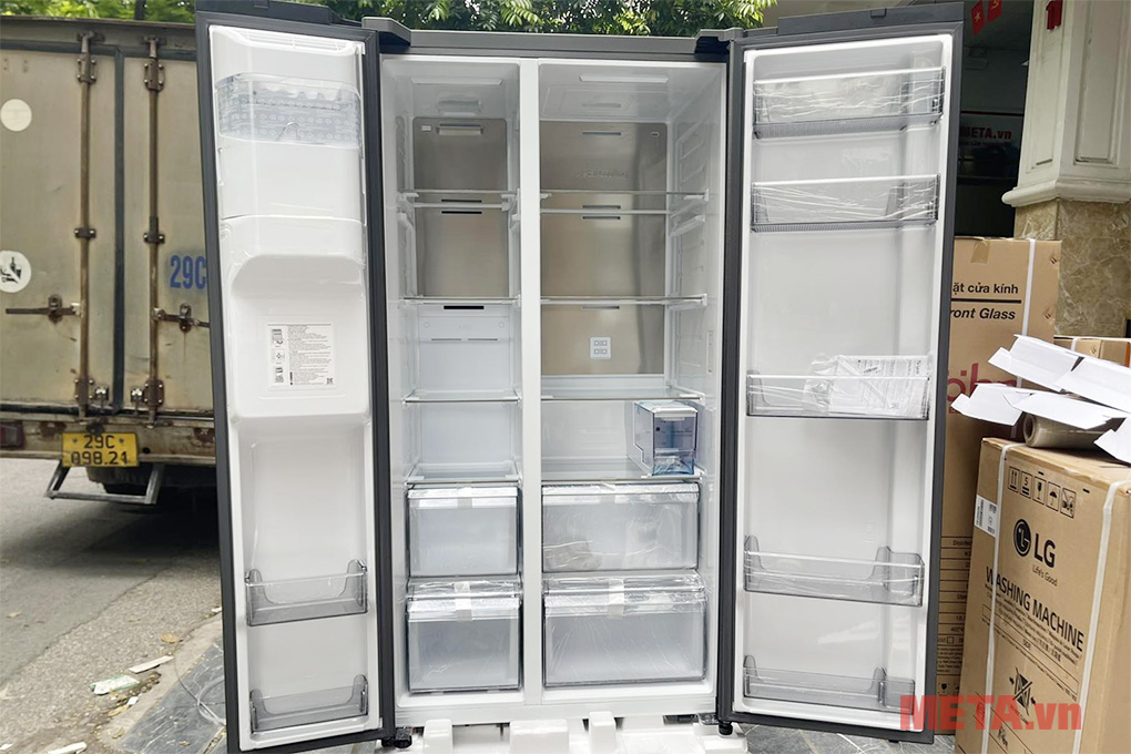 Tủ lạnh Samsung Inverter Side By Side RS70F65K2FSV