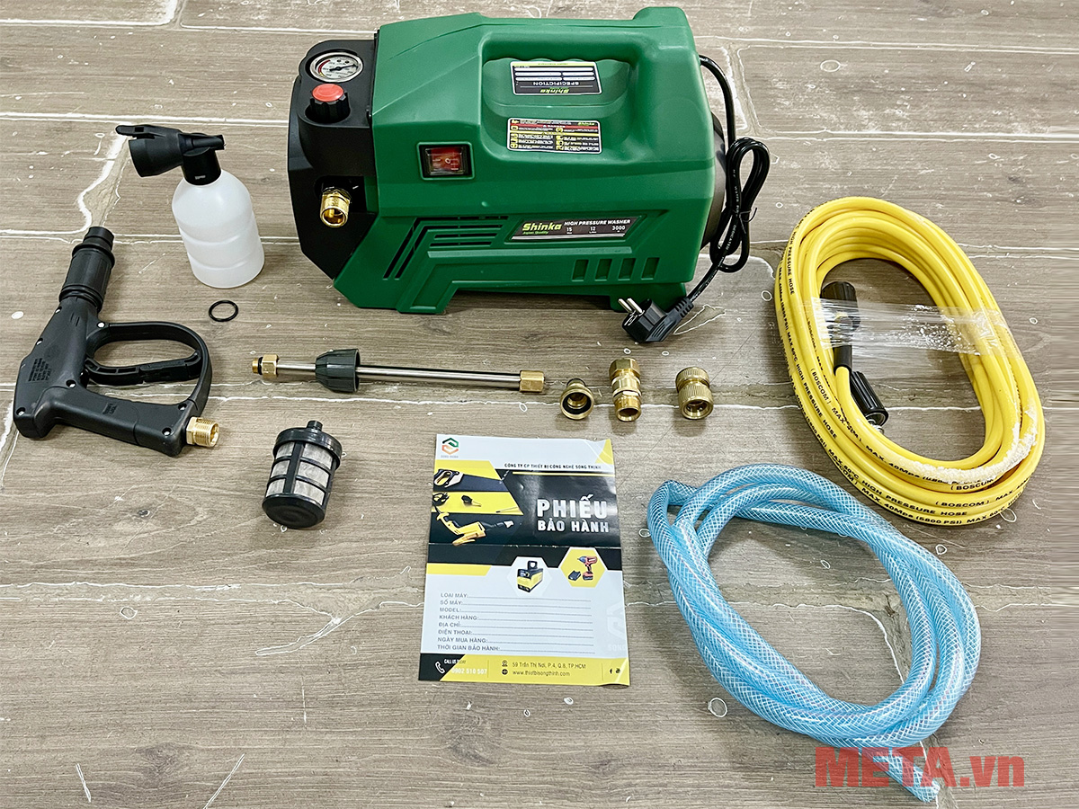 Máy xịt rửa xe áp lực cao Shinka SK-3000