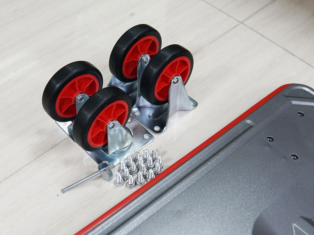 Xe đẩy hàng sàn thép 4 bánh FujiHome SH150N
