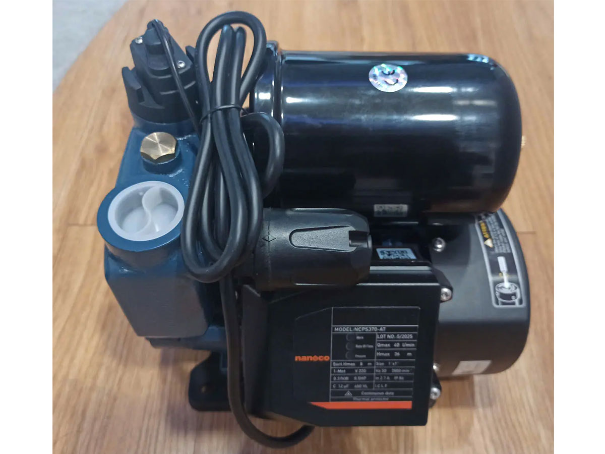 Máy bơm nước tăng áp tự động công tắc điện tử NCPS250-AT