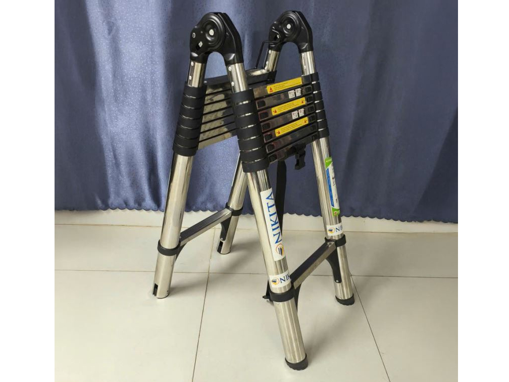 Thang rút đôi inox chữ A, chữ I Nikita IDA66