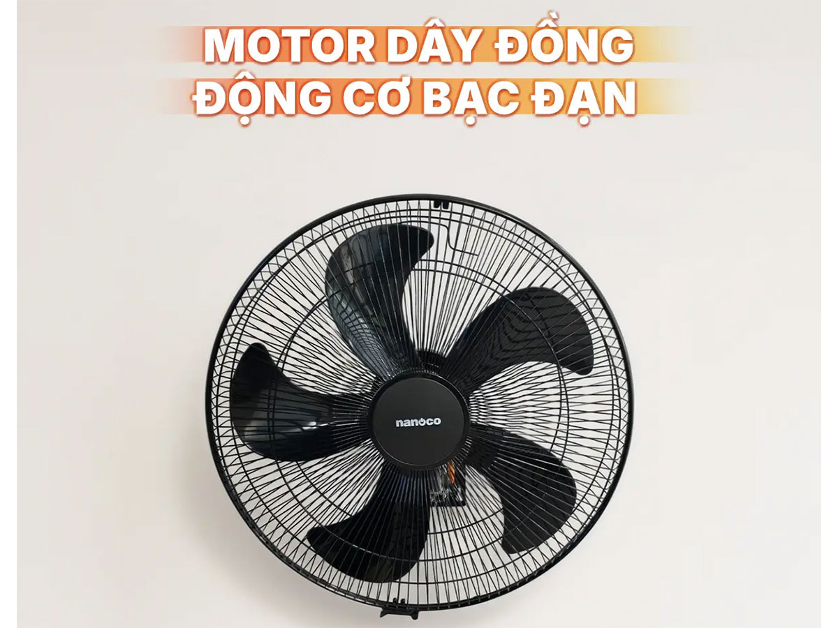 Quạt treo công nghiệp Nanoco NWF1870K (động cơ bạc đạn)