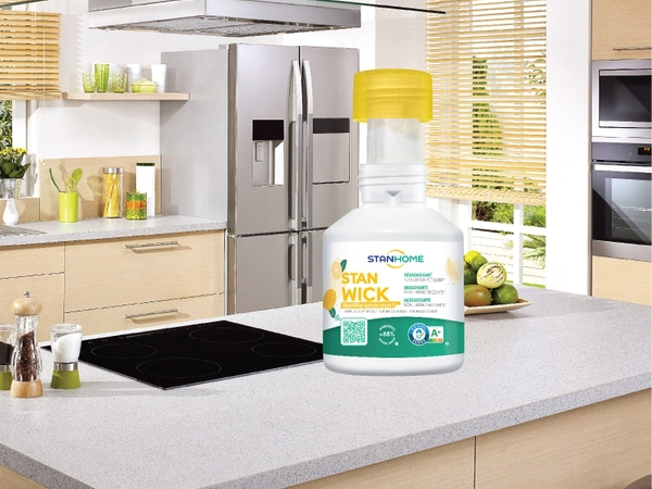 Sáp thơm khử mùi Stanhome Stan Wick Sparkling Lemon 250ml