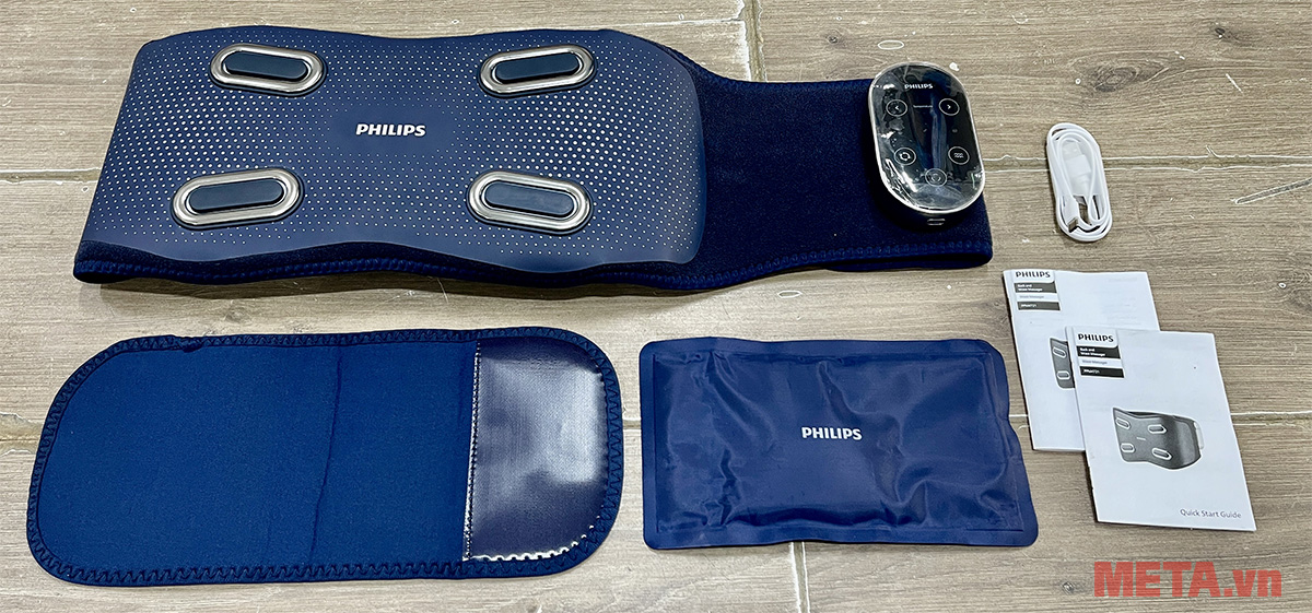 Đai massage vùng lưng Philips PPM4721