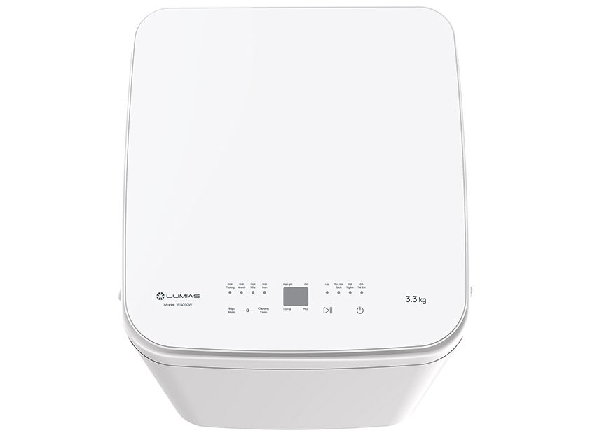 Máy giặt mini Lumias WS050WH (1.500W, 3kg, giặt nhiệt độ cao)
