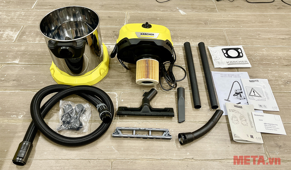 Máy hút bụi khô và ướt Karcher WD 3 S Premium 1.628-135.0