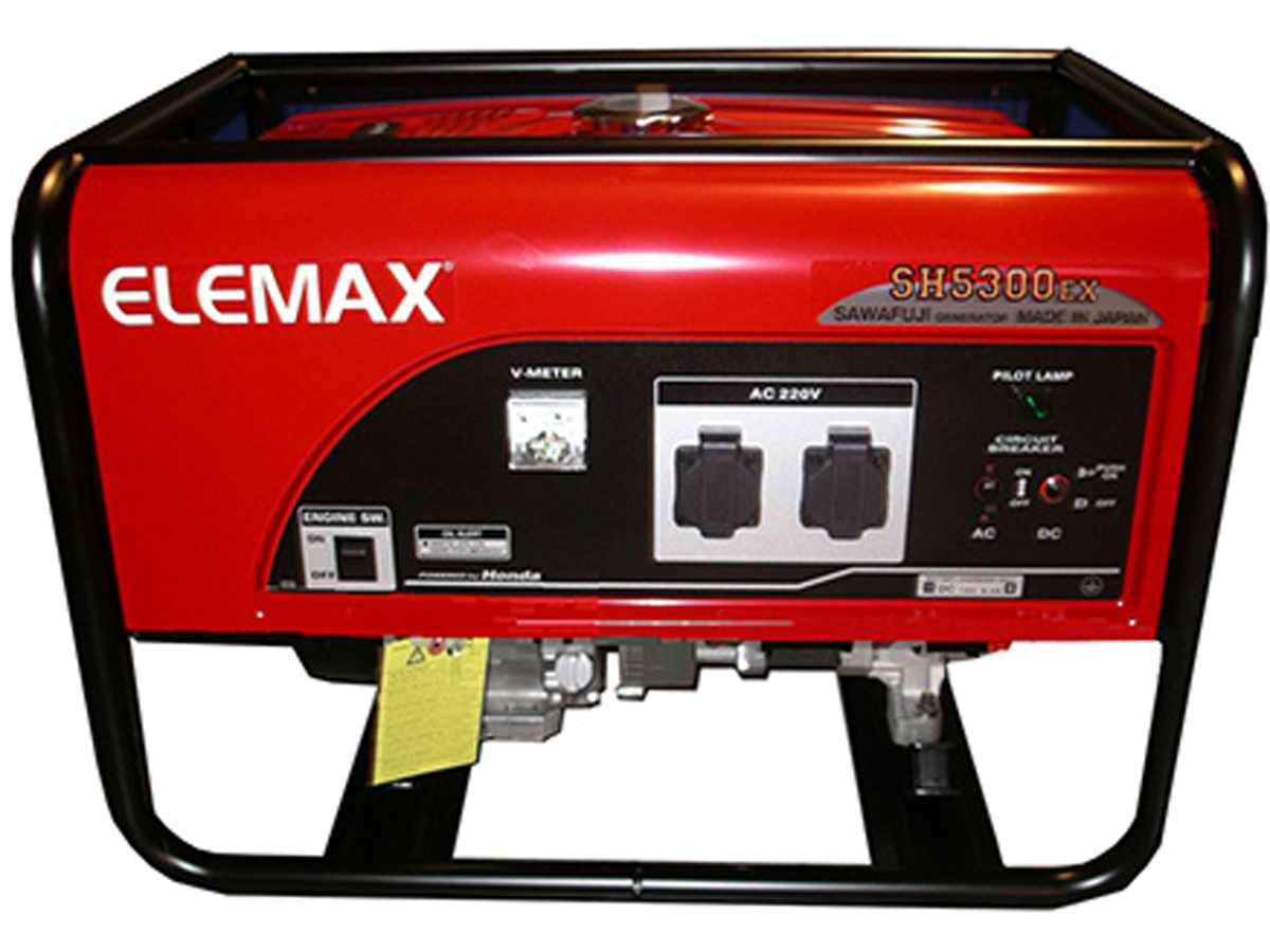 Máy phát điện chạy xăng Elemax SH5300EX 4.7KVA