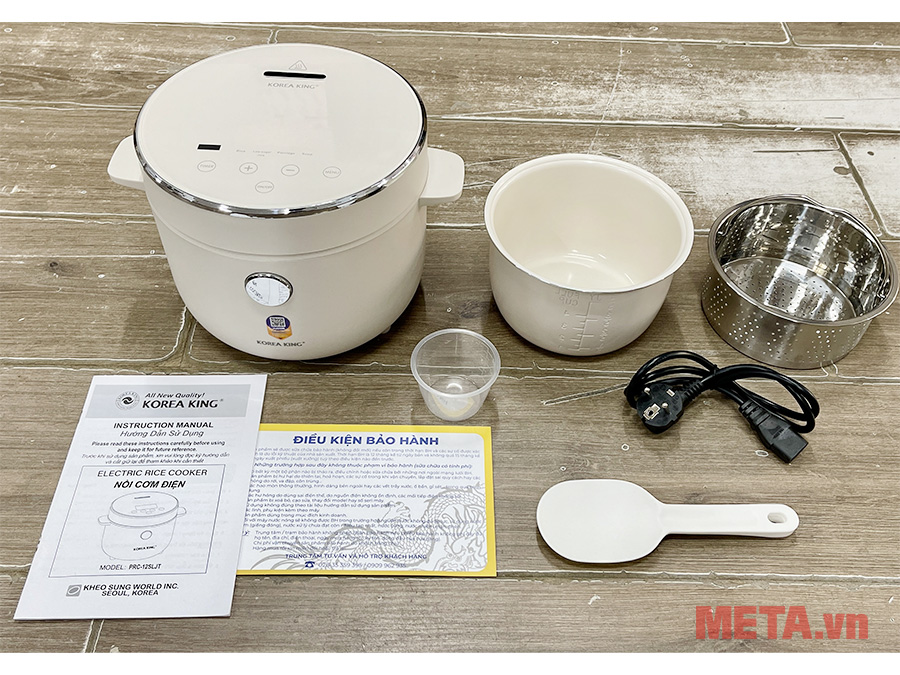 Nồi cơm tách đường Korea King PRC-12SLJT 1.2 lít