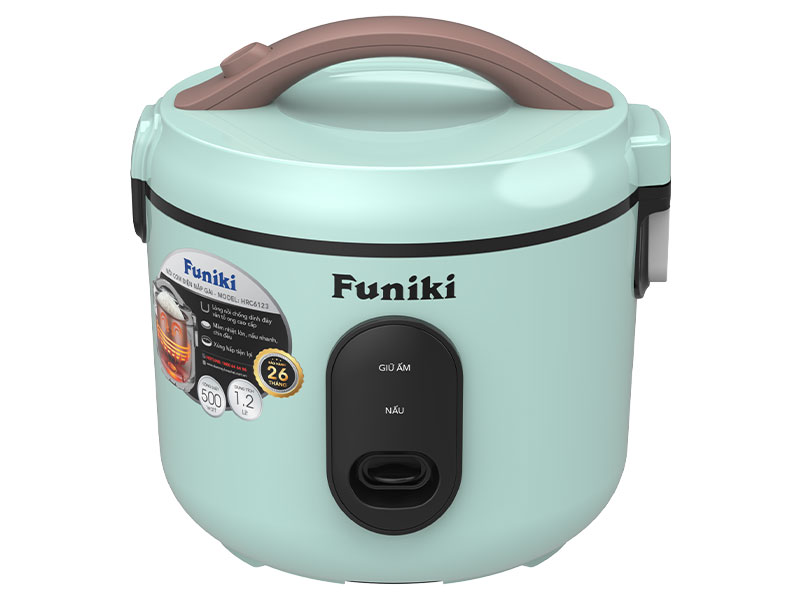 Nồi cơm điện nắp gài 1.2 lít Hòa Phát Funiki HRC6123