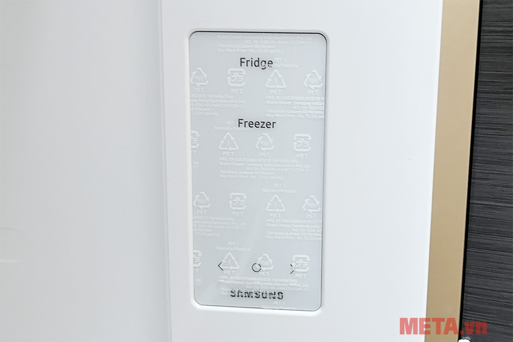 Tủ lạnh Samsung Inverter Side By Side RS70F65Q3FSV - 655 lít