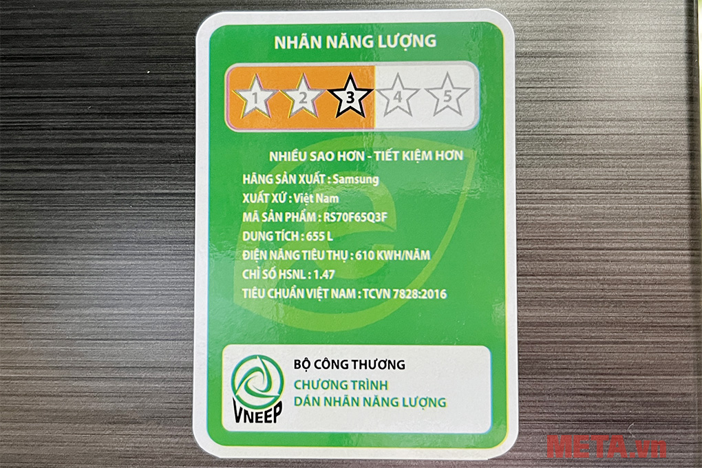 Tủ lạnh Samsung Inverter Side By Side RS70F65Q3FSV - 655 lít